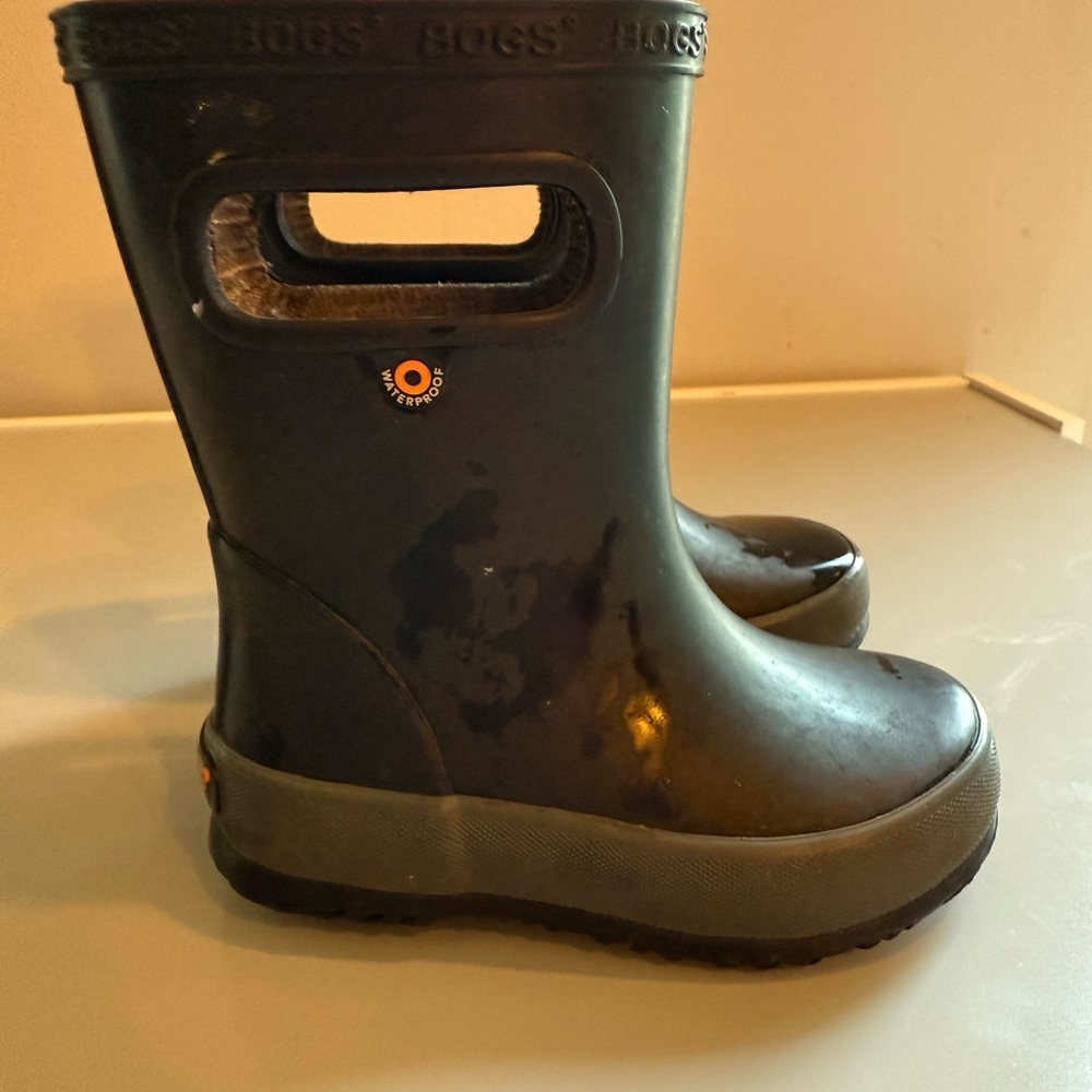 Bogs Black Skipper Solid Boots